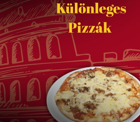 Különleges pizzák Különleges pizzák